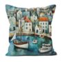 Harbour Hues Hand Made Poly Linen Cushions, thumbnail 2 of 9