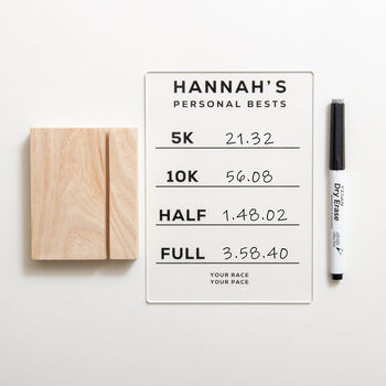 Personalised Running Personal Bests Sign, 2 of 11