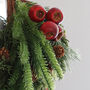 Large Red Berry And Pine Swag Wreath, thumbnail 5 of 6