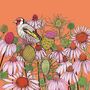 'Goldfinch And Coneflowers' Print, thumbnail 3 of 3