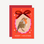 Christmas Card With Robin Illustration, thumbnail 2 of 3