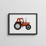 Fiat 110 90 Tractor Eight Colour Screen Print Orange, thumbnail 2 of 7