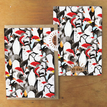 Waddle Of Penguins Christmas Cards, 3 of 8