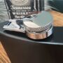 Personalised No.One Dad Engraved Black Metal Hip Flask 6oz, thumbnail 3 of 10