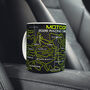 Moto 2026 Gp Racing Circuits Mug Neon Green Edition, thumbnail 1 of 6
