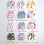 Personalised Birth Flower New Baby Origami Card, thumbnail 3 of 7