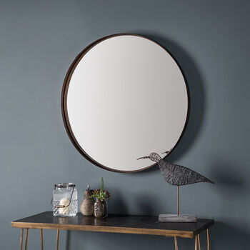 Metal Flat Wall Mirror, 8 of 10