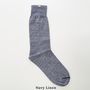 Build Your Own Pack Of Three Linen Melange Socks, thumbnail 8 of 11