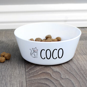 Personalised Scribble Cat Bowl, 3 of 3