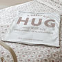 Personalised 'Hug Across The Miles' Luxury Blanket, thumbnail 6 of 9