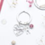 Personalised Sweet Sixteen 16th Birthday Girl Keyring Sixteenth Present, thumbnail 3 of 9