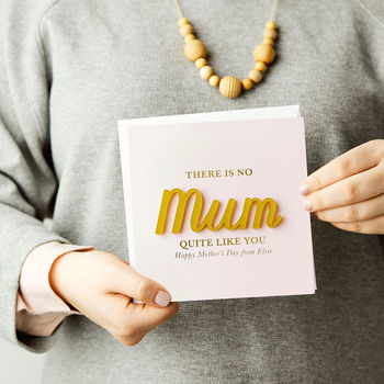 No Mum Like You Word Trinket Card, 3 of 5
