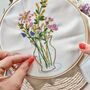 'Everlasting Flowers' Make Your Own Embroidery Kit, thumbnail 6 of 8