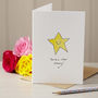 Personalised ‘Smiley Star’ Handmade Card, thumbnail 2 of 7