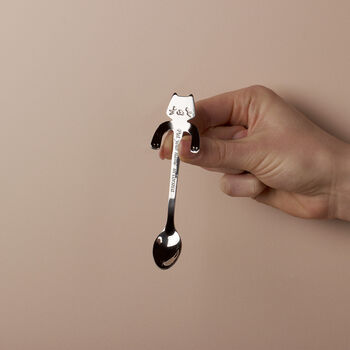 Personalised Stainless Steel Cat Tea Spoon, 2 of 9