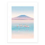 Flamingo Lake Print By Henry Rivers, thumbnail 3 of 8