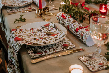 Six Luxury Robin Christmas Crackers, 5 of 5