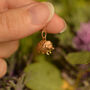 Sterling Silver/ 18ct Gold Plated Hedgehog Pendant, thumbnail 2 of 2