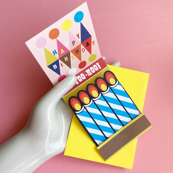 Happy Birthday Match Book Card, 5 of 7