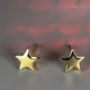 Small Star Stud Earrings In 18ct Gold Vermeil, thumbnail 2 of 4