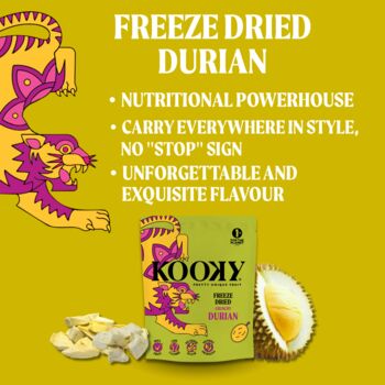 Kooky Freeze Dried Durian 12 X 12g, 3 of 4