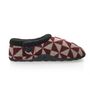 Ronnie Burgundy Geometric Pattern Mens Slippers Indoor/Garden Shoes, thumbnail 4 of 10