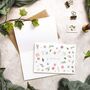 Blush Pink Roses, Gypsophila And Eucalyptus Thank You Cards, thumbnail 2 of 7