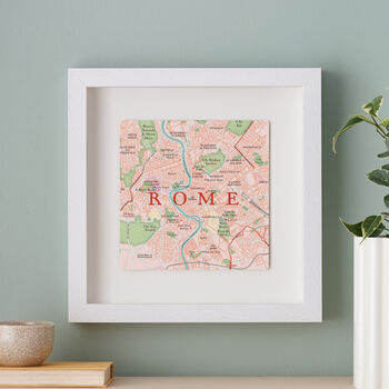 Personalised Rome Map Print Wall Art, 2 of 5