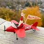 Personalised Santa Aeroplane Decoration, thumbnail 1 of 3