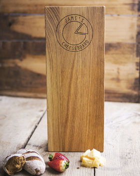 Personalised Oak Wood Cheese Board, 3 of 5