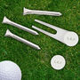 Golf Gift Set Silver Plated Gifts For Golfers, thumbnail 3 of 5