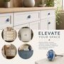 Azure Tribal Styled Round Ceramic Knobs, thumbnail 6 of 8