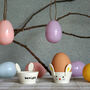 Personalised Egg Cup Rabbit, thumbnail 1 of 2