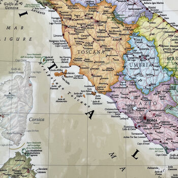 Map Of Italy Classic Edition, 4 of 5