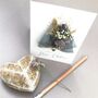 New Home Dried Flower Bouquet Card, thumbnail 5 of 7