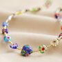 Millefiori Heart Bead Necklace, thumbnail 3 of 8