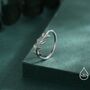 Sterling Silver Olive Branch Leaf Ring, thumbnail 5 of 12