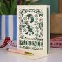 Personalised 3rd Birthday Card Papercut Woodland Design, thumbnail 6 of 7