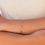 Lakshmi Bracelet Silver Or Gold Plated, thumbnail 3 of 10