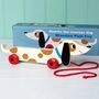 Charlie The Sausage Dog Wooden Pull Toy, thumbnail 1 of 4