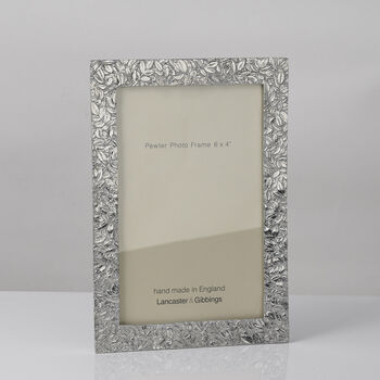 Hedgerow Cast Pewter Photo Frame, 5 of 8