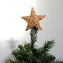 Hand Beaded Star Christmas Tree Topper, thumbnail 2 of 7