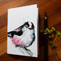 Inky Long Tailed Tit Eco A6 Notebook, thumbnail 6 of 7