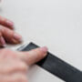 Mens Custom Leather Hidden Fingerprint Bracelet, thumbnail 3 of 11