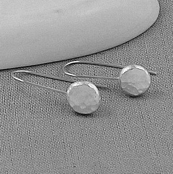 sterling silver nugget earrings by lucy kemp silver jewellery ...