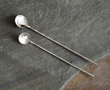 Coffee Spoon In Solid Sterling Silver, 3 of 7