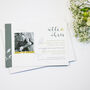 Photo Floral Wedding Invitation Set, thumbnail 1 of 6