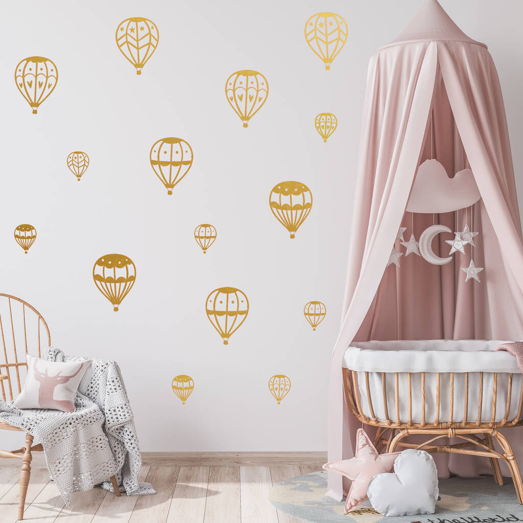 Hot Air Balloon Wall Decals, 1 of 4