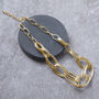 Multi Ring Linked Oval Hoop Necklace, thumbnail 3 of 3