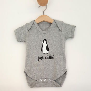 'Just Chillin' Unisex Baby Grow, 2 of 4